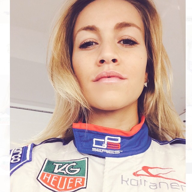 Ela disputa corridas desde os 10 anos, mas vai ser a primeira vez que ela entrará em um verdadeiro F1