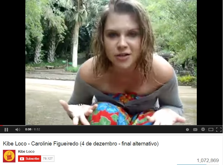 A atriz Caroline Figueiredo teve muitas revelações no dia 4 de dezembro de 2009 no Jardim Botânico do Rio de Janeiro e resolveu gravar tudo. 
