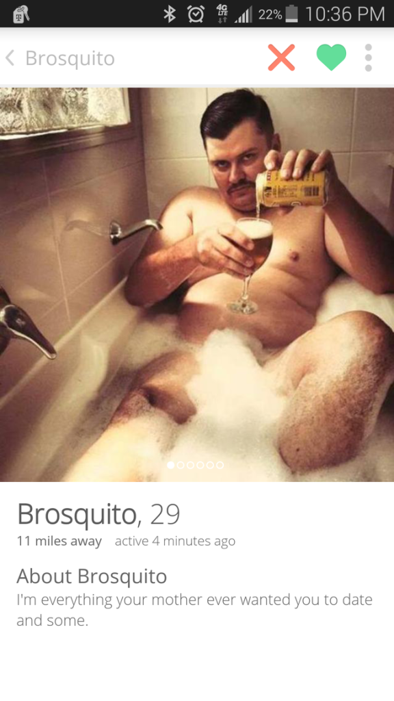 Sou tudo o que sua mãe sempre quis que você namorasse e mais ainda
