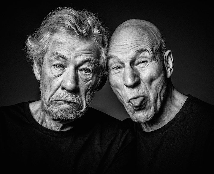 Ian McKellen e Patrick Stewart