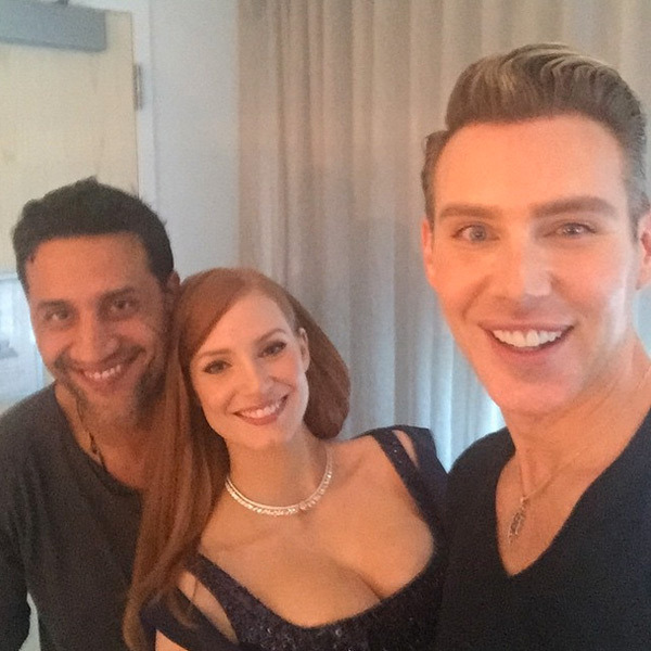 Jessica Chastain e seus amigue da beleza