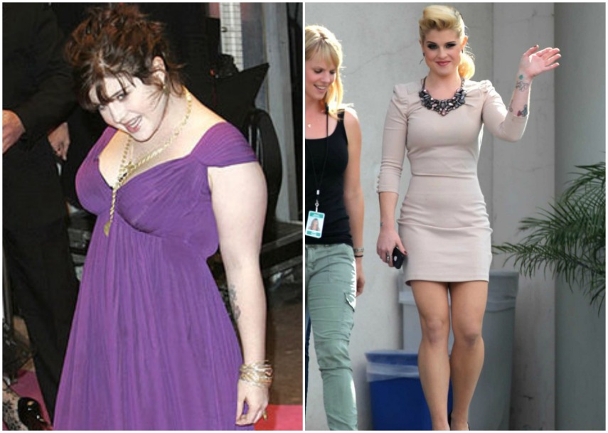 Tendo sofrido bastante com o efeito sanfona, Kelly Osbourne procura controlar o peso através de educação alimentar e exercícios físicos.