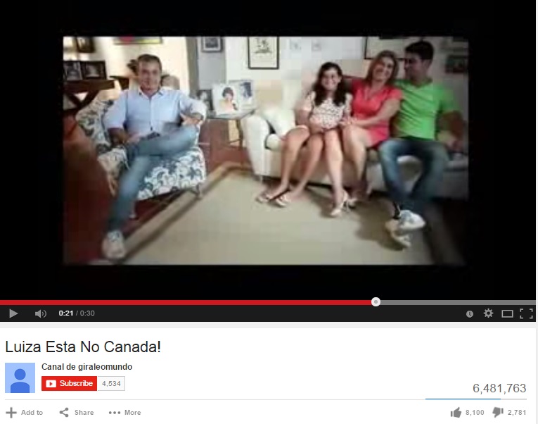 O comercial em que o pai diz 'menos a Luiza, que tá no Canadá' viralizou de tal forma que a Luiza virou subsubcelebridade (?) e DJ (??). Por onde andará Luiza?

