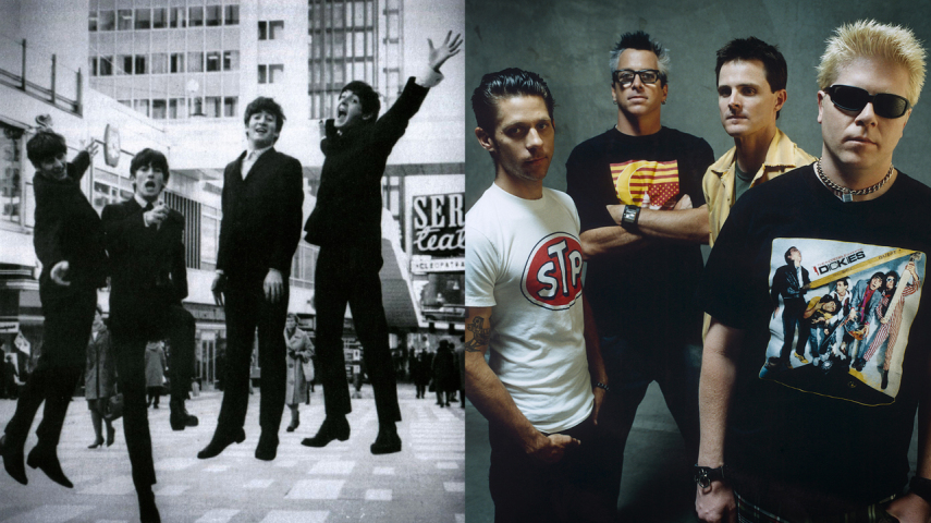 Trinta anos depois da música dos Beatles ter sido lançada, The Offspring chegou com Why Don’t You Get a Job. Só reparem nos refrões!