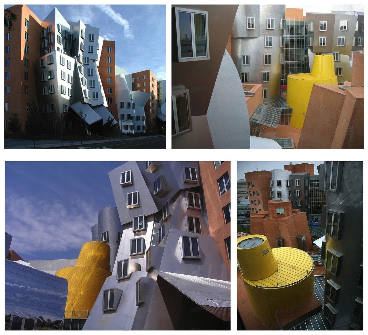 Centro Ray e Maria Stata,no do MIT (Instituto de Tecnologia de Massachusetts) , em Cambridge, Estados Unidos