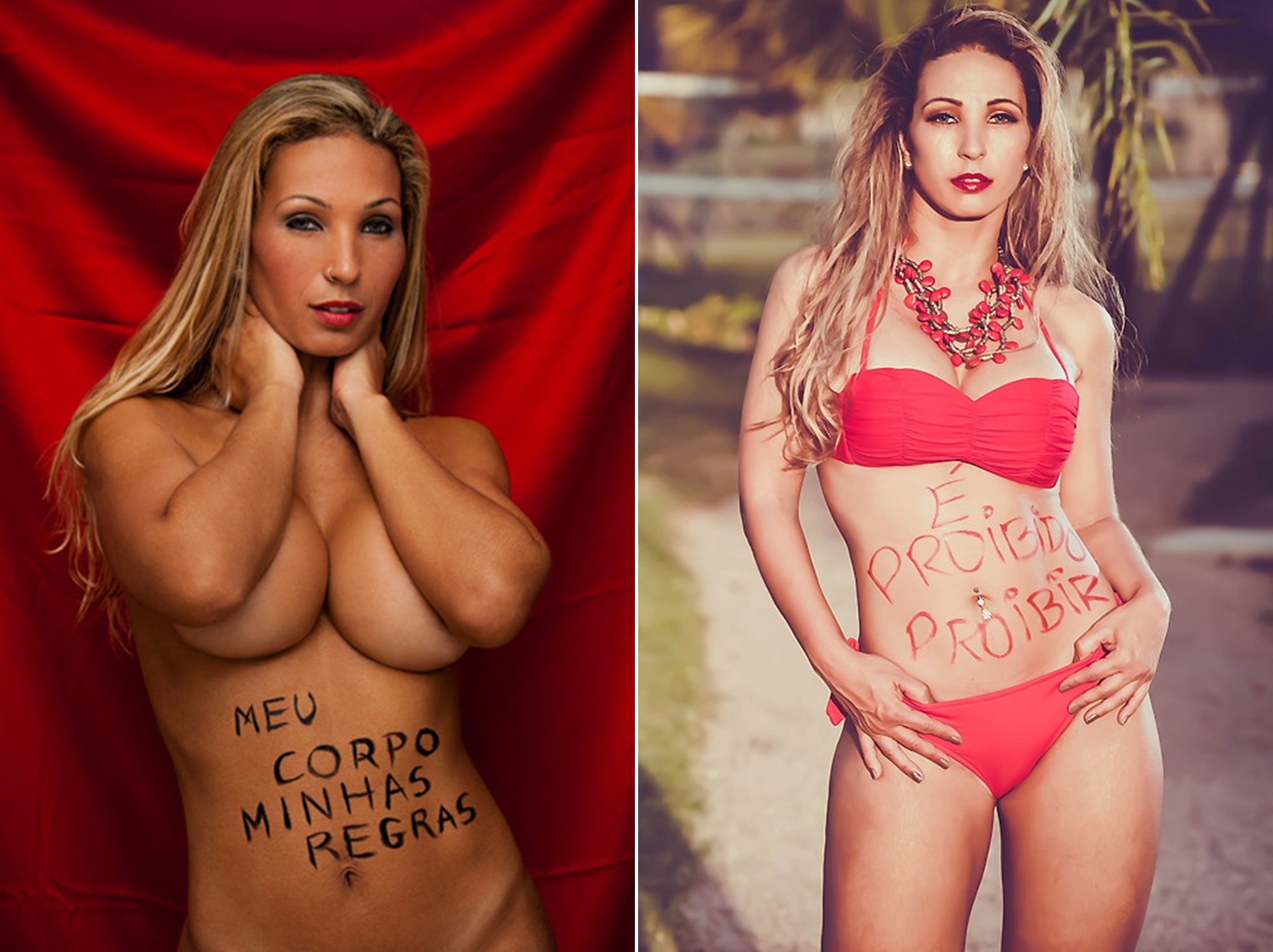 “Feminismo é lutar pela mulher. Sei o que ela passa. O homem pode tudo. É o garanhão e, se pega uma, três ou dez, tudo bem. Ele pode. A mulher, não. Ela é sempre rotulada como a p..., a vagabunda. Feminismo é a gente lutar pela igualdade cara a cara. Mostrar que as mulheres são potentes sim e que, quando queremos alguma coisa, corremos atrás de nossos objetivos e nunca abaixamos a cabeça para ninguém” para a Época