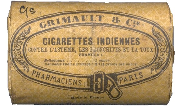 Importadas da França, as cigarrilhas eram, basicamente, baseados já enrolados com fins terapêuticos. 