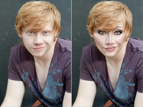 Rupert Grint  ou “Roberta Feiticeira”