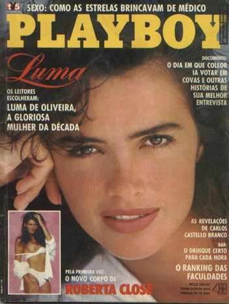 Em março de 1990, Roberta posou nua para a edição 176 da revista 