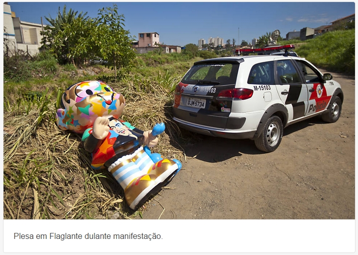 Quando uma estátua da Mônica foi achada em novembro de 2013, depois de ter sido roubada dos Jardins, em São Paulo, e abandonada em Guarulhos, fizeram <a href=