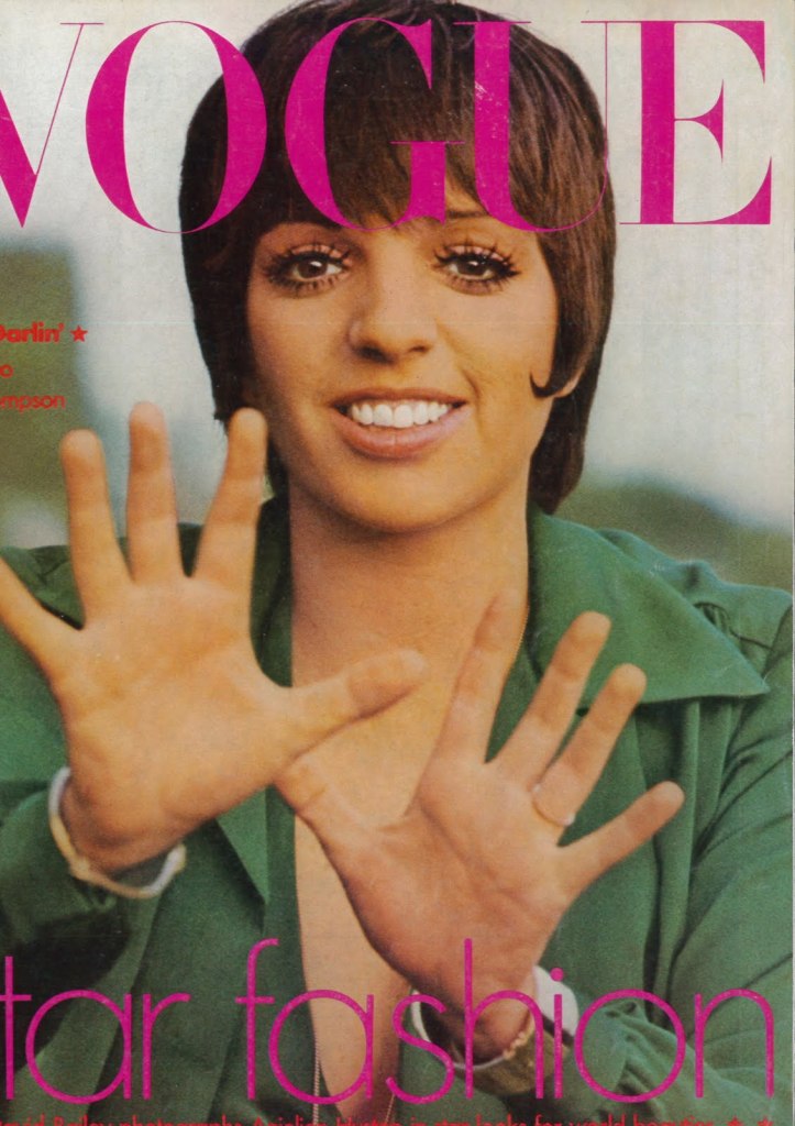 Capa da Vogue britânica, de 1973