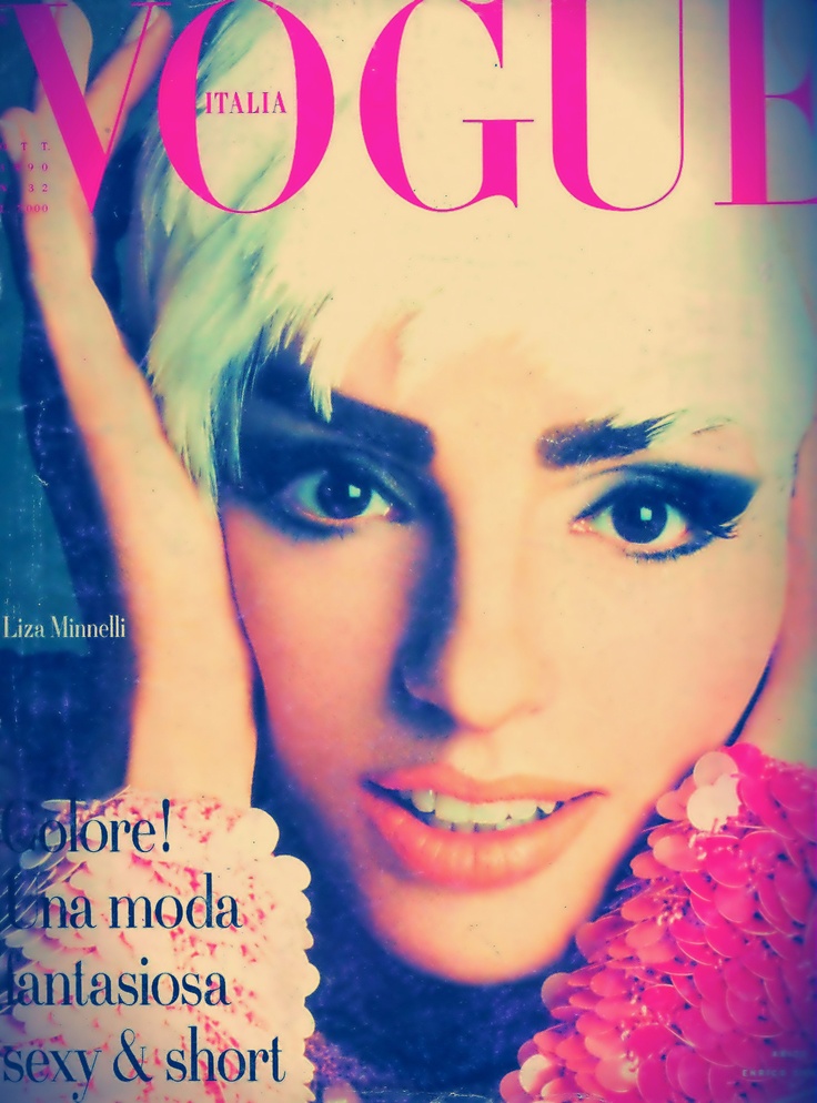 Capa da Vogue italiana, de 1990