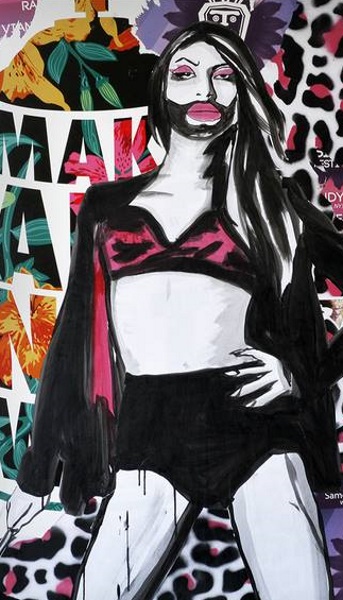 Obra do artista Suriani, que estreia expo em SP em 04 / 04