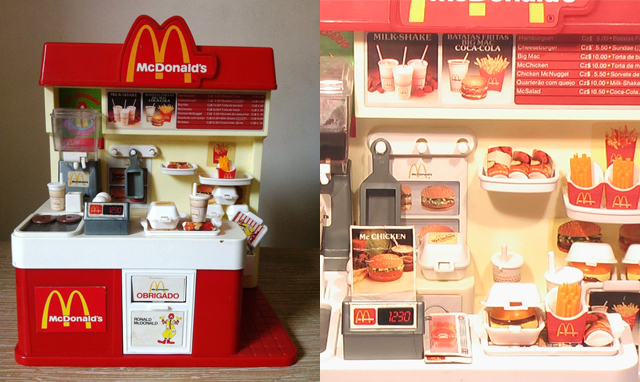 As crianças já amam comidas de fast food. O brinquedo era mais um incentivo de que quanto mais McDonald's, melhor. Mais uma vez a fritura querendo hipnotizar a criançada! 