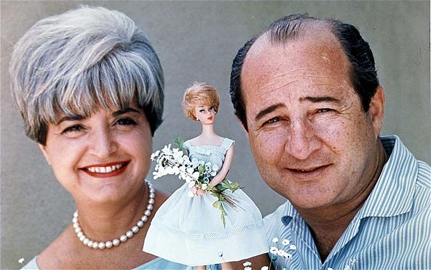 A Barbie foi criada por Ruth Handler, que morreu em 2002 aos 85 anos, e seu marido Elliot, fundadores da empresa de brinquedos Mattel, em 1959, nos Estados Unidos. A inspiração veio da filha do casal, Barbara (ainda viva), que brincava de trocar roupas em um boneco de papel. A silhueta da Barbie foi desenhada por Jack Ryan.