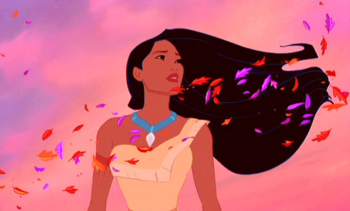 A jovem indígena dá título ao filme "Pocahontas"