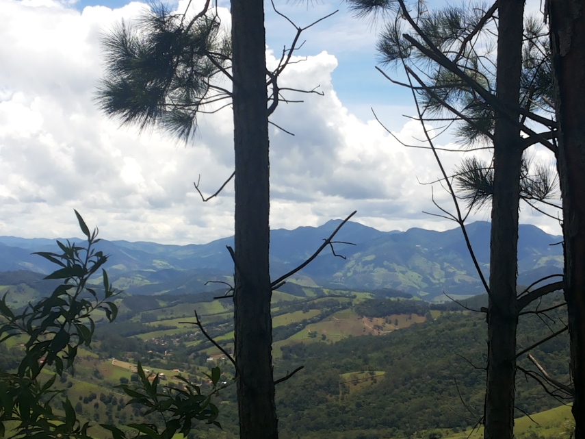 Vista da estrada que leva a Campos do Jordão