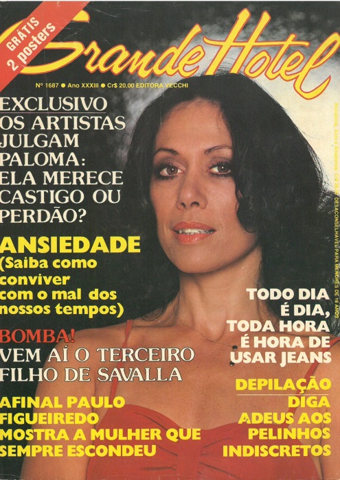 Dina Sfat, na época da novela 