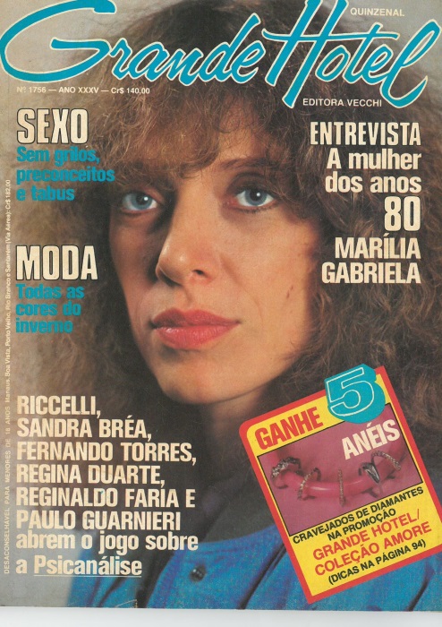 E até Marília Gabriela, definida como 