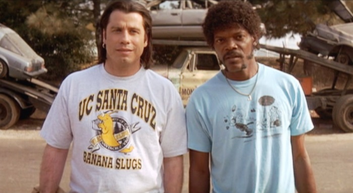 Como os paspalhões Travolta e Samuel em 