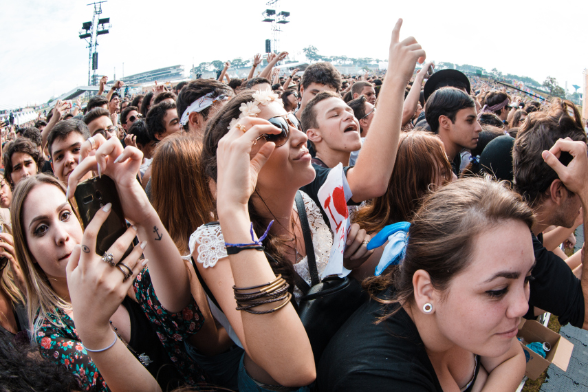 Público no Lolla