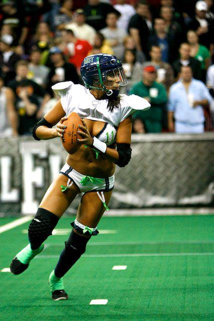 Quarterback do Seattle Mist, Angela Rypien é empreendedora e consultora de estilo de vida