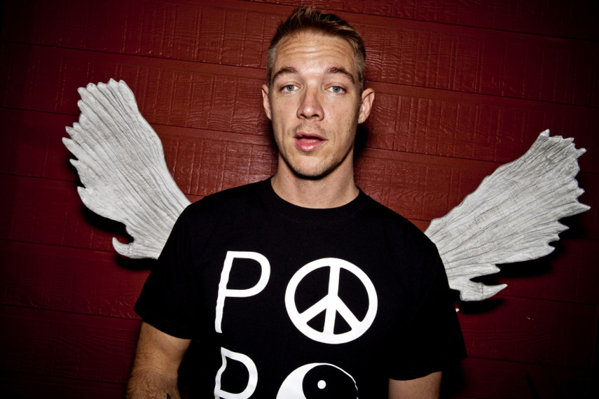 Diplo, do Major Lazer, anda sempre chique, mas adora mostrar seu corpo sarado