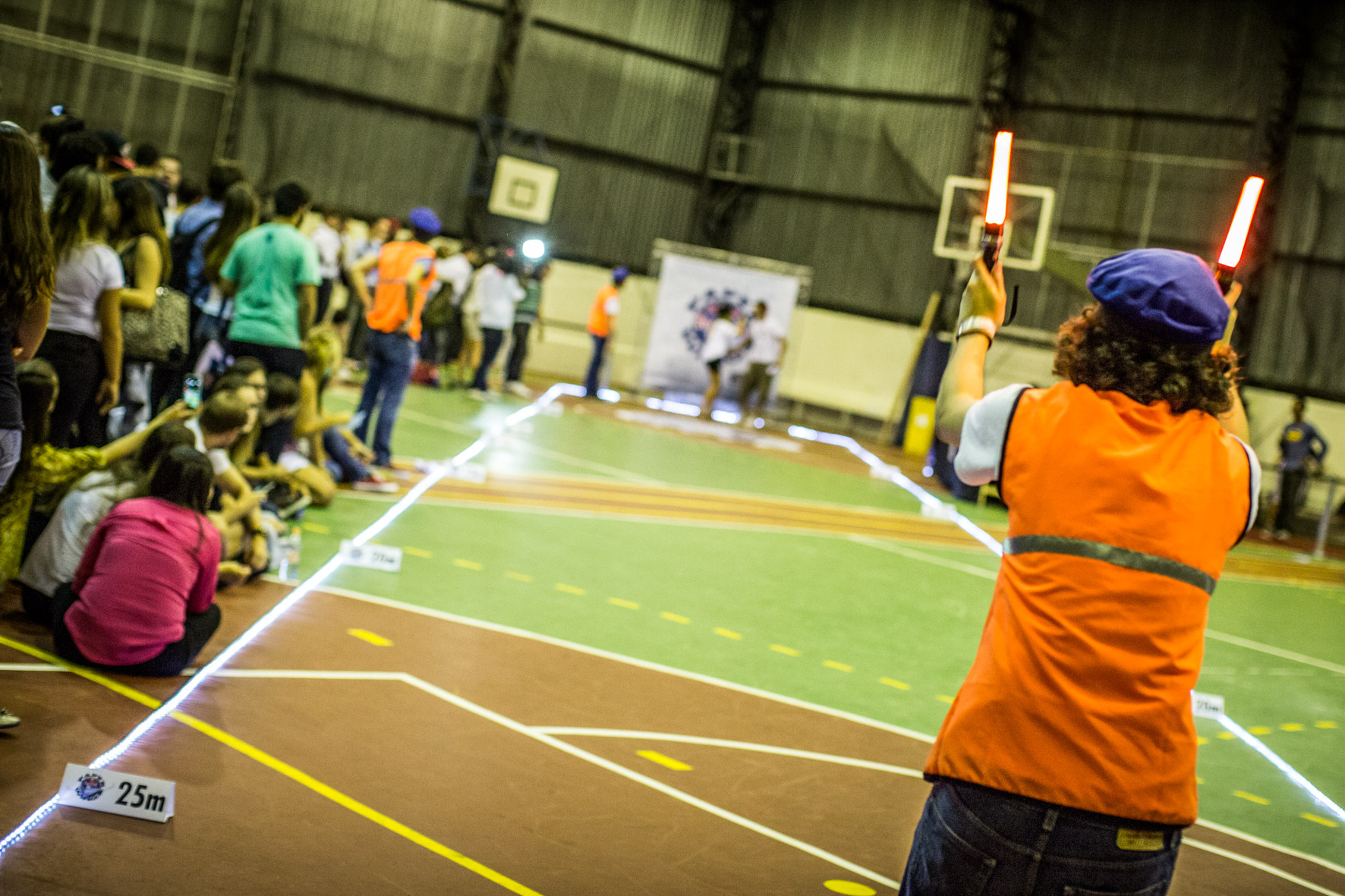 Participant performs at the Red Bull Paper Wings in Sao Paulo, Brazil on March 26th, 2015