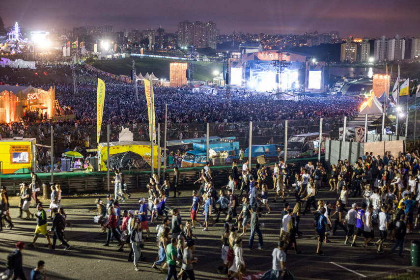 Vista geral do Lollapalooza 2015