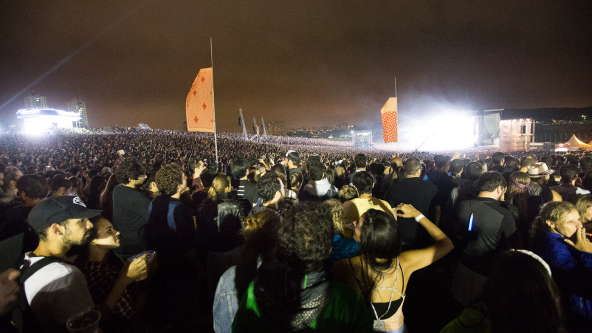 Vista geral do Lollapalooza 2015