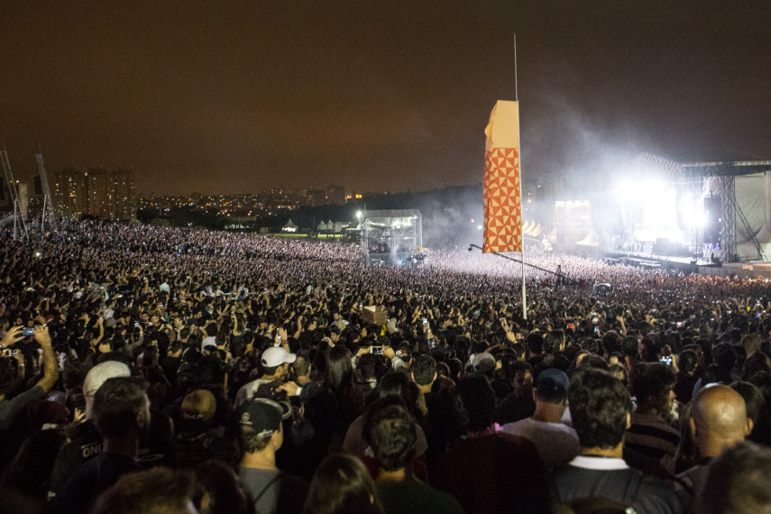 Vista geral do Lollapalooza 2015
