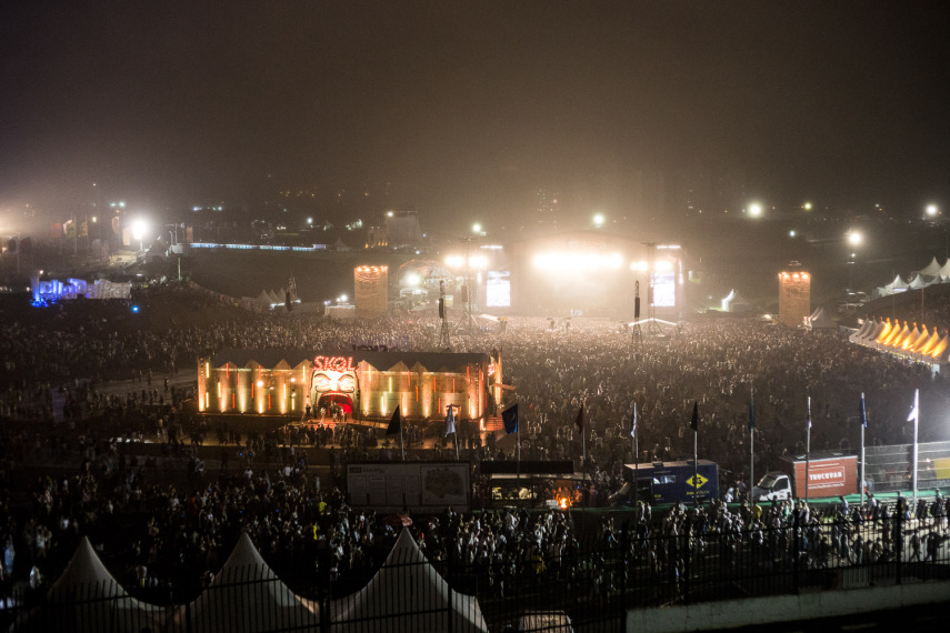 Vista geral do Lollapalooza 2015