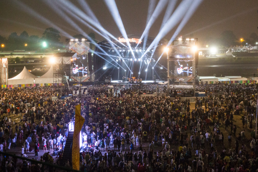 Vista geral do Lollapalooza 2015