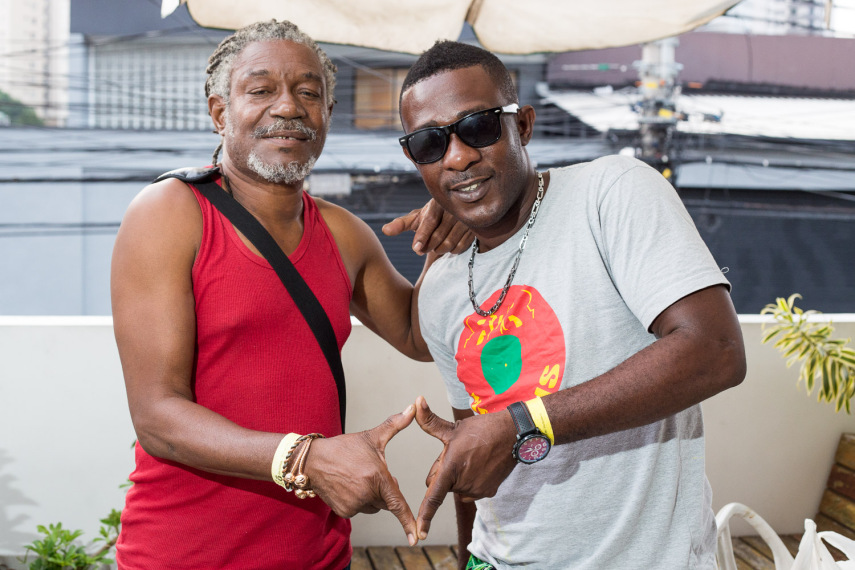 Horace Andy com seu produtor