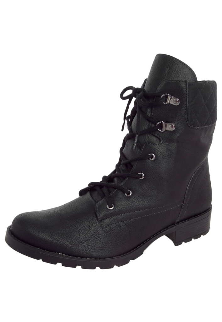 Coturno preto, R$ 169,90, FiveBlu, www.dafiti.com.br