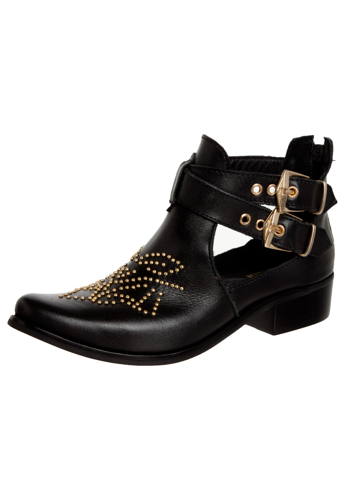 Botinha de cano baixo. Santa Lolla - R$ 199,99 <a href="http://www.santalolla.com.br/colecao.php"><em>site da marca</em></a>