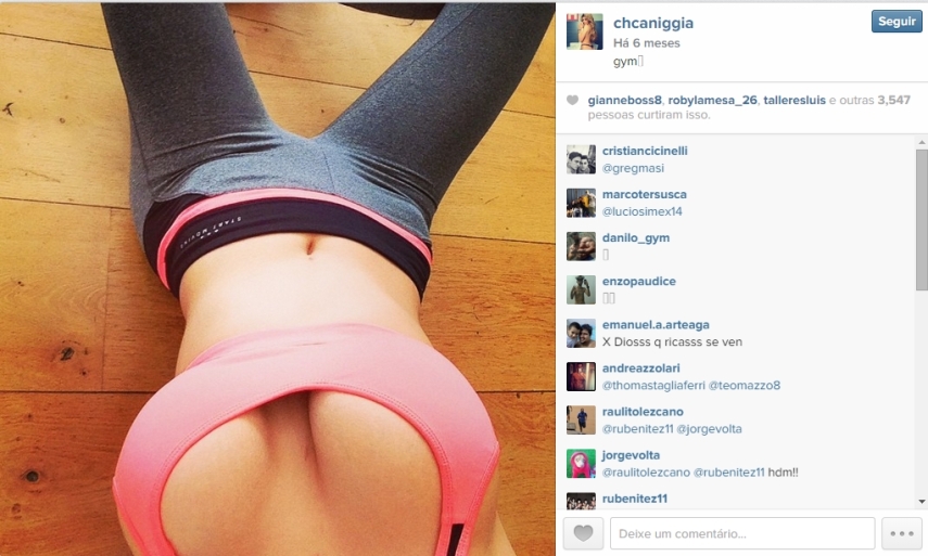 Charlotte Caniggia está no mesmo caminho do sucesso do pai, mas fora do gramado