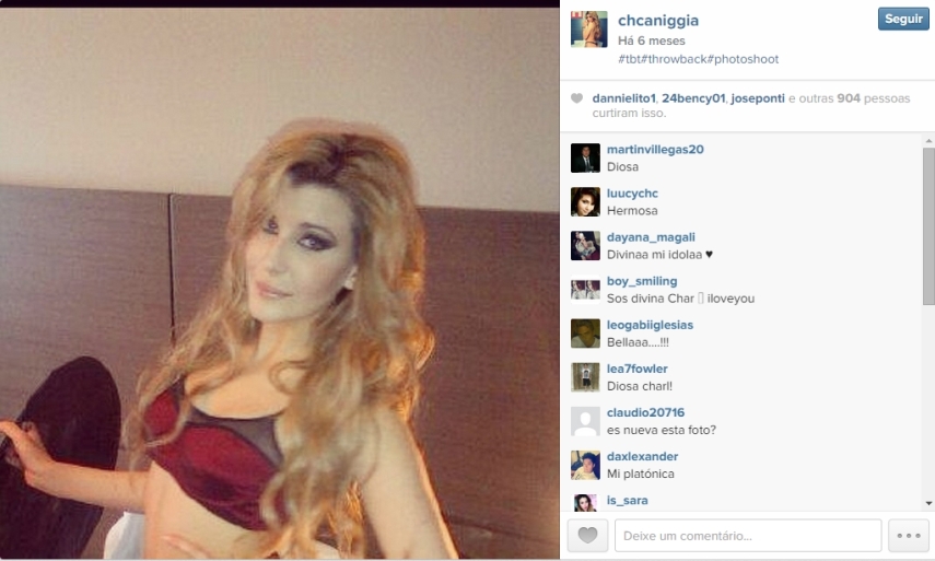 Charlotte Caniggia está no mesmo caminho do sucesso do pai, mas fora do gramado