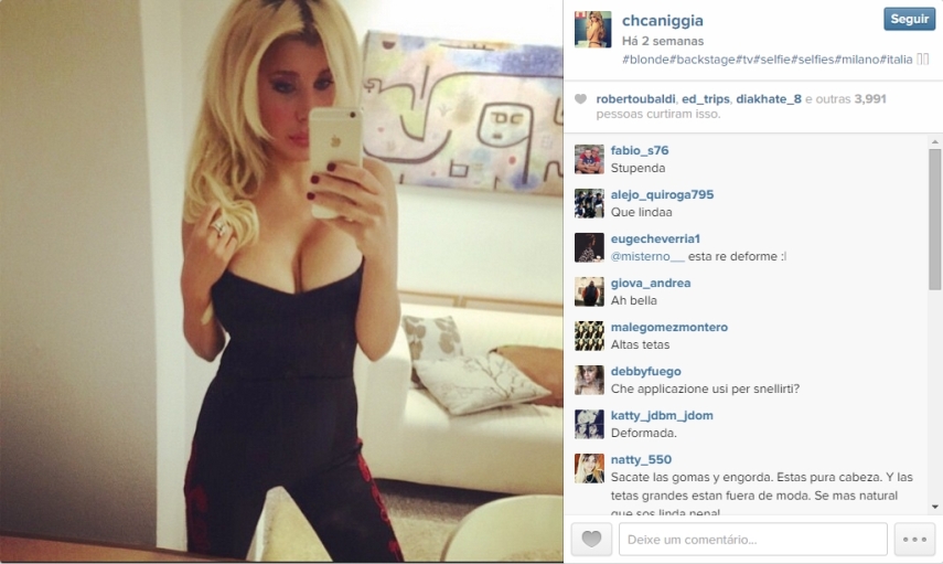 Charlotte Caniggia está no mesmo caminho do sucesso do pai, mas fora do gramado