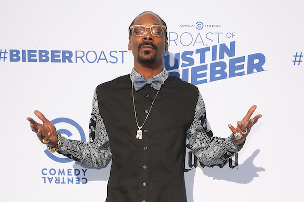 O rapper Snoop Dogg marcou presença no Roast de Justin Bieber