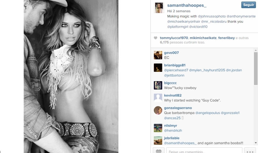 Veja fotos da Samantha Hoopes, o novo affair de Russell Wilson