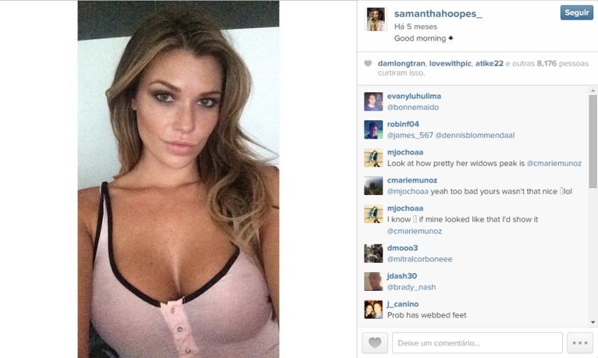 Veja fotos da Samantha Hoopes, o novo affair de Russell Wilson