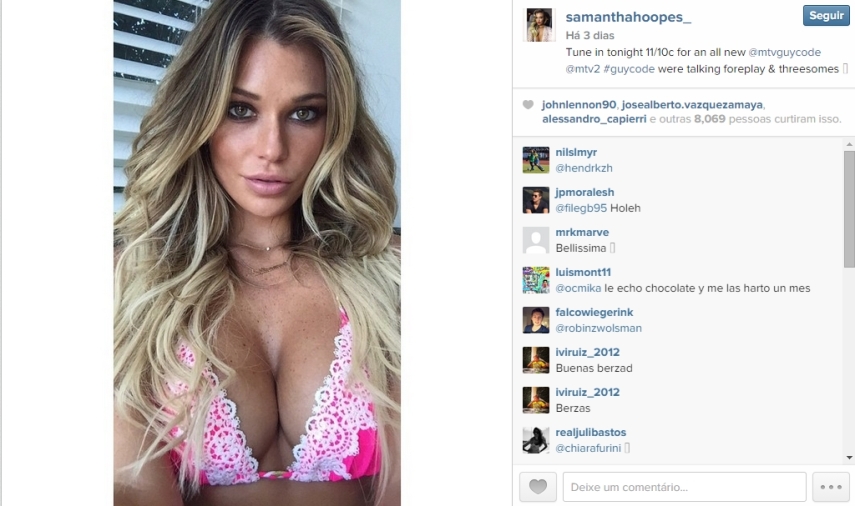 Veja fotos da Samantha Hoopes, o novo affair de Russell Wilson