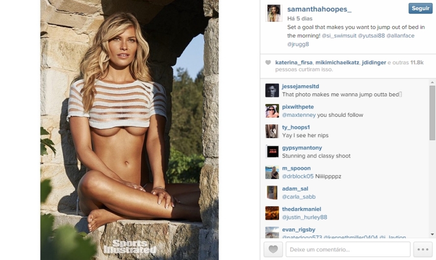 Veja fotos da Samantha Hoopes, o novo affair de Russell Wilson