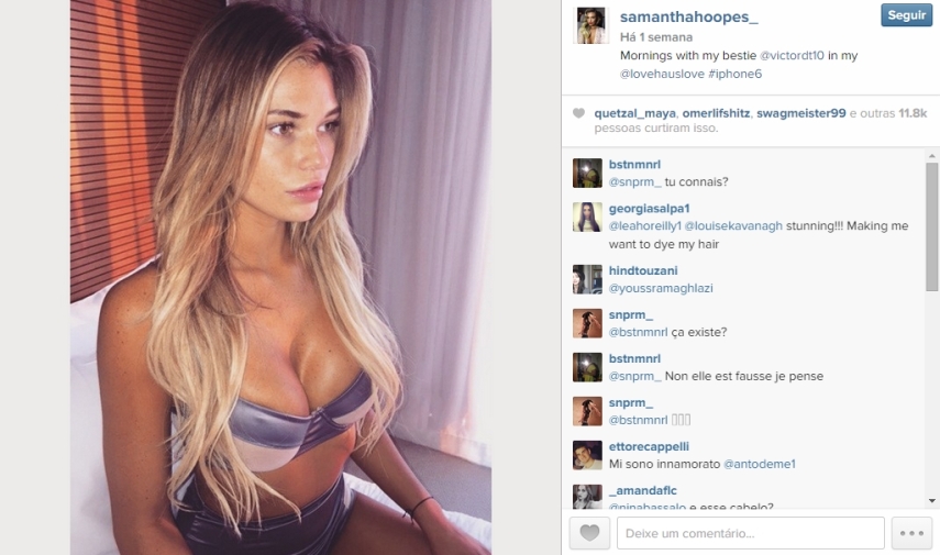 Veja fotos da Samantha Hoopes, o novo affair de Russell Wilson