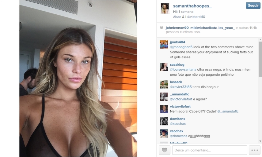 Veja fotos da Samantha Hoopes, o novo affair de Russell Wilson