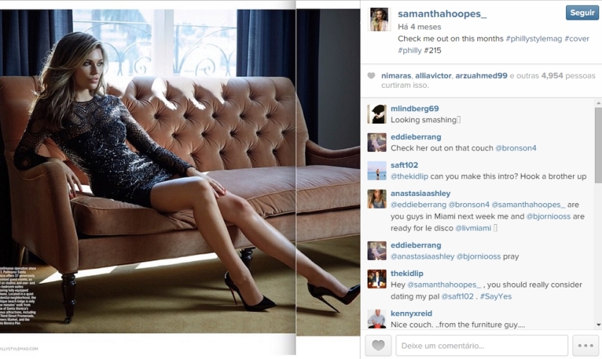 Veja fotos da Samantha Hoopes, o novo affair de Russell Wilson