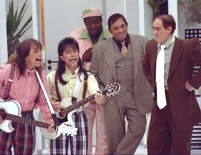 O quarteto participou de vários programas de TV nas décadas de 80