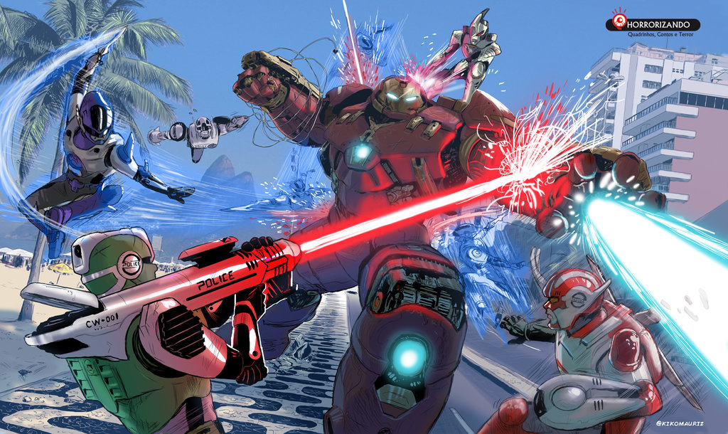 Hulkbuster x Cybercops