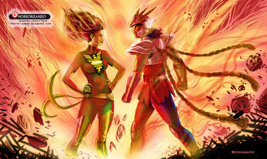 Jean Grey x Ikki de Fênix